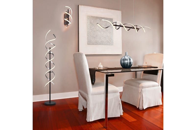 Sequence LED Taklampa borstad aluminium/ mattsvart - Borstad aluminium/Matt svart - Belysning & el - Inomhusbelysning & lampor - Fönsterlampa - Fönsterlampa hängande