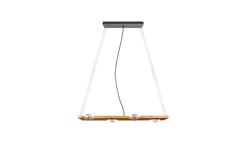 Tailor Pendellampa 115 cm 4xE27 Trä - Trä - Belysning & el - Inomhusbelysning & lampor - Fönsterlampa - Fönsterlampa hängande