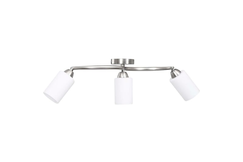 Taklampa med keramikskärmar för 3 E14-lampor vit kon - Vit - Belysning & el - Inomhusbelysning & lampor - Fönsterlampa - Fönsterlampa hängande