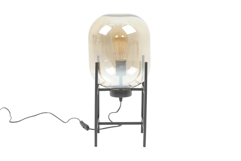 Elements Bordslampa, Champagne/Svart/Glas/Metall