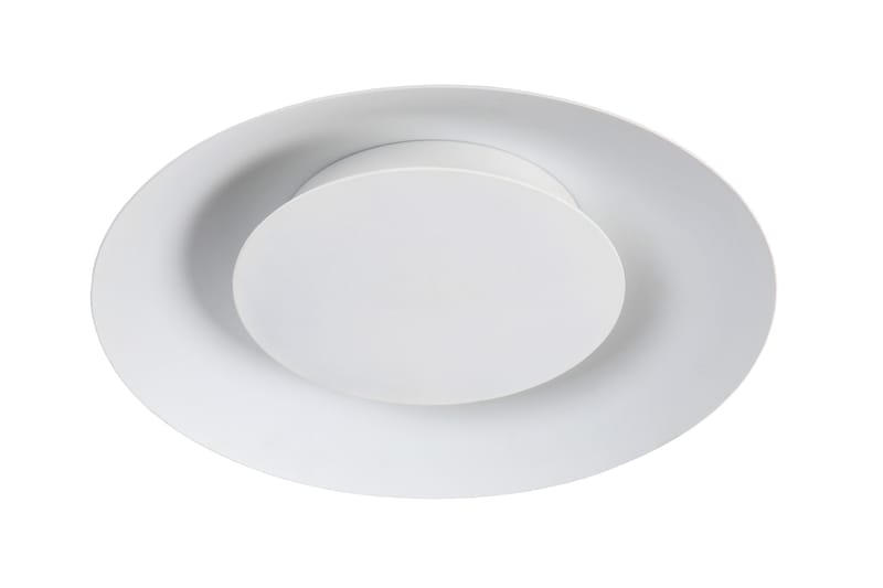 Foskal Bordslampa LED 35 cm Rund Vit - Lucide - Fönsterlampa på fot - Sovrumslampa - Vardagsrumslampa - Sänglampa bord - Fönsterlampa - Bordslampor