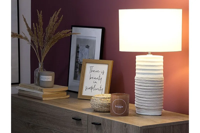 Navia Bordslampa 30 cm - Vit - Belysning & el - Inomhusbelysning & lampor - Fönsterlampa - Fönsterlampa på fot