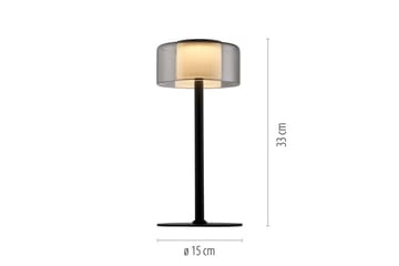 Rika Paul Neuhaus Bordslampa - Black - Belysning & el - Inomhusbelysning & lampor - Sänglampor & nattduksbordslampa - Sänglampa bord