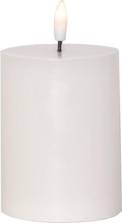 Flamme Charge LED Blockljus 3-pack 7.5 cm - vit - Belysning & el - Inomhusbelysning & lampor - Dekorationsbelysning
