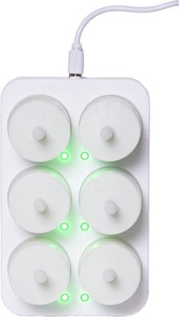 Flamme Charge LED Ljus 6-pack 14 cm - vit - Belysning & el - Inomhusbelysning & lampor - Dekorationsbelysning