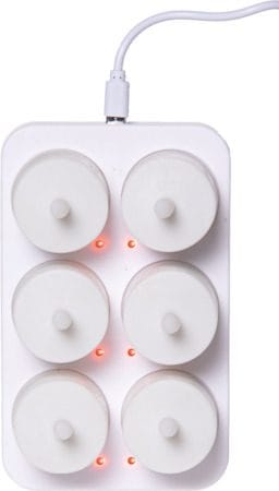 Flamme Charge LED Ljus 6-pack 14 cm - vit - Belysning & el - Inomhusbelysning & lampor - Dekorationsbelysning