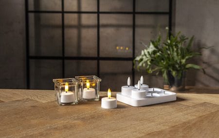 Flamme Charge LED Värmeljus 6-pack - vit - Belysning & el - Inomhusbelysning & lampor - Dekorationsbelysning