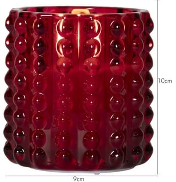 Flamme Dotty LED Ljus 9 cm - röd - Belysning & el - Inomhusbelysning & lampor - Dekorationsbelysning
