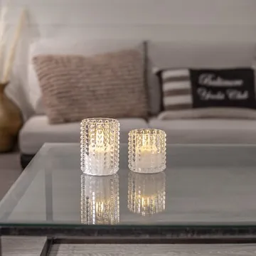 Flamme Dotty LED Ljus 9 cm - transparent - Belysning & el - Inomhusbelysning & lampor - Dekorationsbelysning