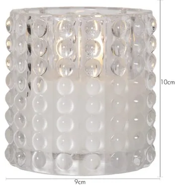 Flamme Dotty LED Ljus 9 cm - transparent - Belysning & el - Inomhusbelysning & lampor - Dekorationsbelysning