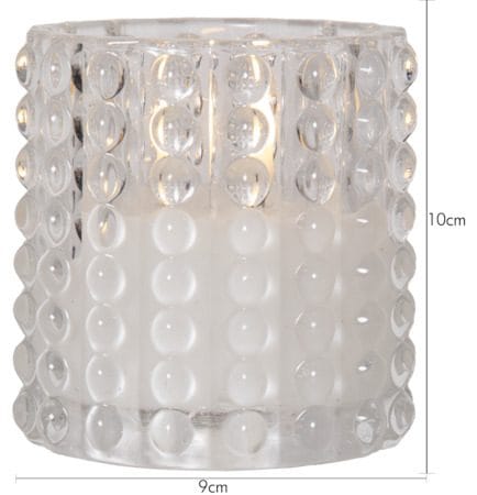 Flamme Dotty LED Ljus 9 cm - transparent - Belysning & el - Inomhusbelysning & lampor - Dekorationsbelysning