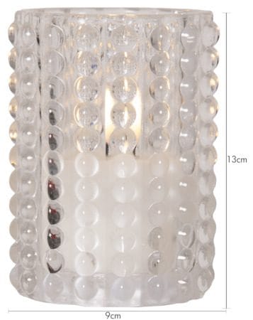 Flamme Dotty LED Ljus 9 cm - transparent - Belysning & el - Inomhusbelysning & lampor - Dekorationsbelysning