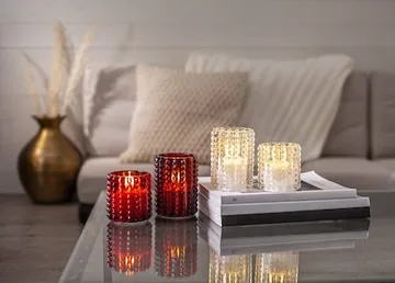 Flamme Dotty LED Ljus 9 cm - transparent - Belysning & el - Inomhusbelysning & lampor - Dekorationsbelysning