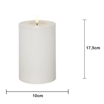 Flamme Flow Big LED Blockljus 17,5 cm - vit - Belysning & el - Inomhusbelysning & lampor - Dekorationsbelysning