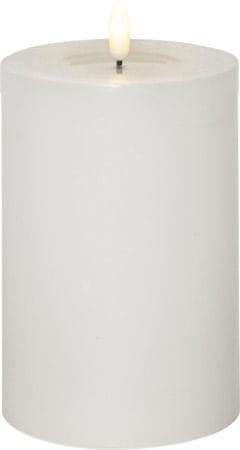 Flamme Flow Big LED Blockljus 17,5 cm - vit - Belysning & el - Inomhusbelysning & lampor - Dekorationsbelysning