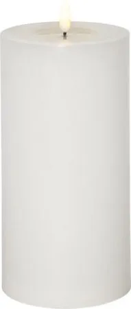 Flamme Flow Big LED Blockljus 22,5 cm - vit - Belysning & el - Inomhusbelysning & lampor - Dekorationsbelysning