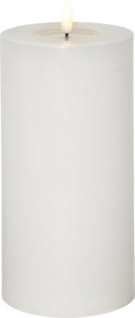 Flamme Flow Big LED Blockljus 22,5 cm - vit - Belysning & el - Inomhusbelysning & lampor - Dekorationsbelysning