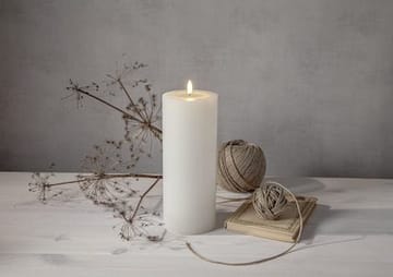 Flamme Flow Big LED Blockljus 27,5 cm - vit - Belysning & el - Inomhusbelysning & lampor - Dekorationsbelysning