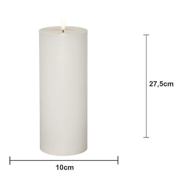 Flamme Flow Big LED Blockljus 27,5 cm - vit - Belysning & el - Inomhusbelysning & lampor - Dekorationsbelysning