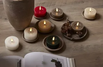 Flamme Flow LED Värmeljus 2-pack 7 cm - vit - Belysning & el - Inomhusbelysning & lampor - Dekorationsbelysning