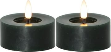 Flamme Flow LED Värmeljus 2-pack 7 cm - grön - Belysning & el - Inomhusbelysning & lampor - Dekorationsbelysning