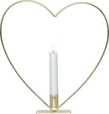Flamme Heart Inomhusdekoration 28 cm - Mässing - Belysning & el - Inomhusbelysning & lampor - Dekorationsbelysning