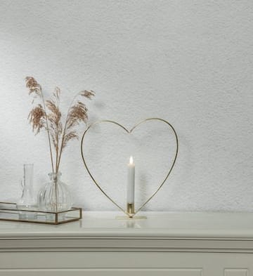 Flamme Heart Inomhusdekoration 28 cm - Mässing - Belysning & el - Inomhusbelysning & lampor - Dekorationsbelysning