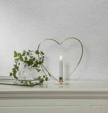Flamme Heart Inomhusdekoration 28 cm - Mässing - Belysning & el - Inomhusbelysning & lampor - Dekorationsbelysning