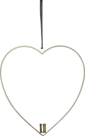 Flamme Heart Inomhusdekoration 28 cm - Mässing - Belysning & el - Inomhusbelysning & lampor - Dekorationsbelysning