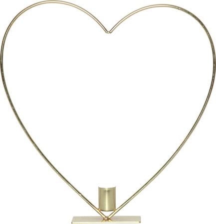 Flamme Heart Inomhusdekoration 28 cm - Mässing - Belysning & el - Inomhusbelysning & lampor - Dekorationsbelysning