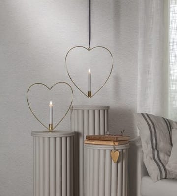 Flamme Heart Inomhusdekoration 28 cm - Mässing - Belysning & el - Inomhusbelysning & lampor - Dekorationsbelysning