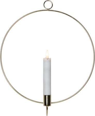 Flamme Ring Inomhusdekoration 28 cm - mässing - Belysning & el - Inomhusbelysning & lampor - Dekorationsbelysning