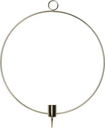 Flamme Ring Inomhusdekoration 28 cm - mässing - Belysning & el - Inomhusbelysning & lampor - Dekorationsbelysning