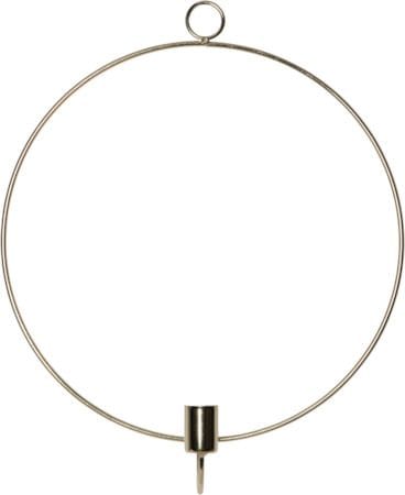 Flamme Ring Inomhusdekoration 28 cm - mässing - Belysning & el - Inomhusbelysning & lampor - Dekorationsbelysning
