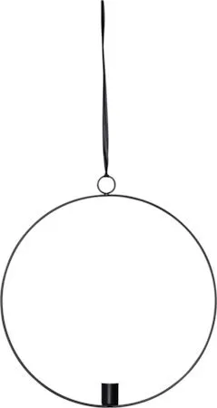 Flamme Ring Inomhusdekoration 28.5 cm - svart och vit - Belysning & el - Inomhusbelysning & lampor - Dekorationsbelysning