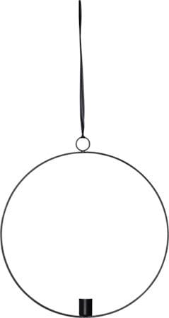 Flamme Ring Inomhusdekoration 28.5 cm - svart och vit - Belysning & el - Inomhusbelysning & lampor - Dekorationsbelysning