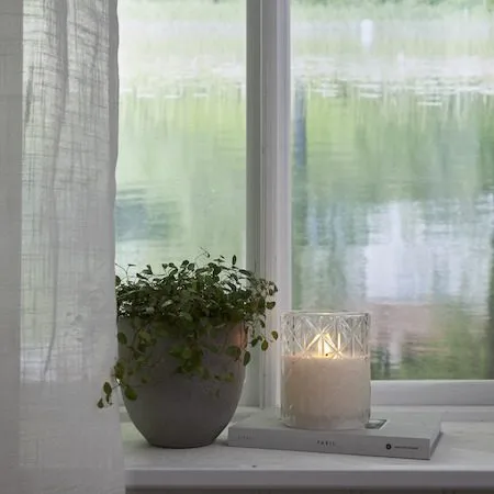 Flamme Romb LED Ljus 10 cm - transparent - Belysning & el - Inomhusbelysning & lampor - Dekorationsbelysning