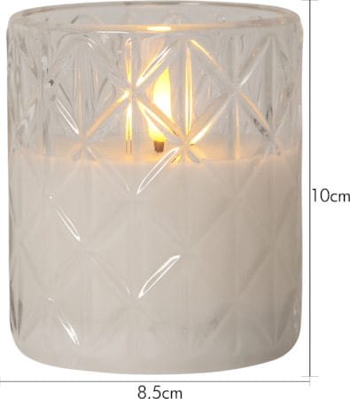Flamme Romb LED Ljus 8.5 cm - transparent - Belysning & el - Inomhusbelysning & lampor - Dekorationsbelysning