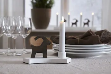Flamme Rustic LED Antikljus 2-pack 15 cm - vit - Belysning & el - Inomhusbelysning & lampor - Dekorationsbelysning