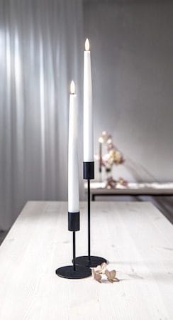 Flamme Slim LED Antikljus 2-pack 28,5 cm - vit - Belysning & el - Inomhusbelysning & lampor - Dekorationsbelysning