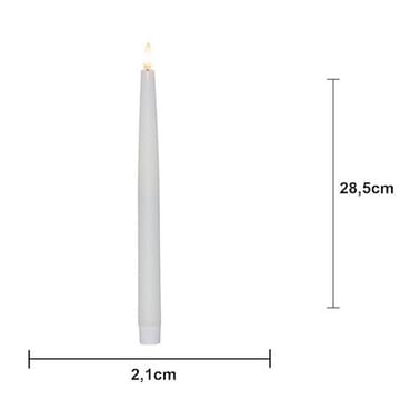 Flamme Slim LED Antikljus 4-pack - vit - Belysning & el - Inomhusbelysning & lampor - Dekorationsbelysning