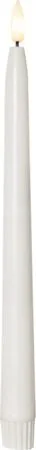 Flamme Slim Outdoor LED Antikljus 2-pack, vit