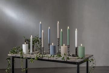 Flamme Stripe LED Antikljus 2-pack 25 cm - vit - Belysning & el - Inomhusbelysning & lampor - Dekorationsbelysning