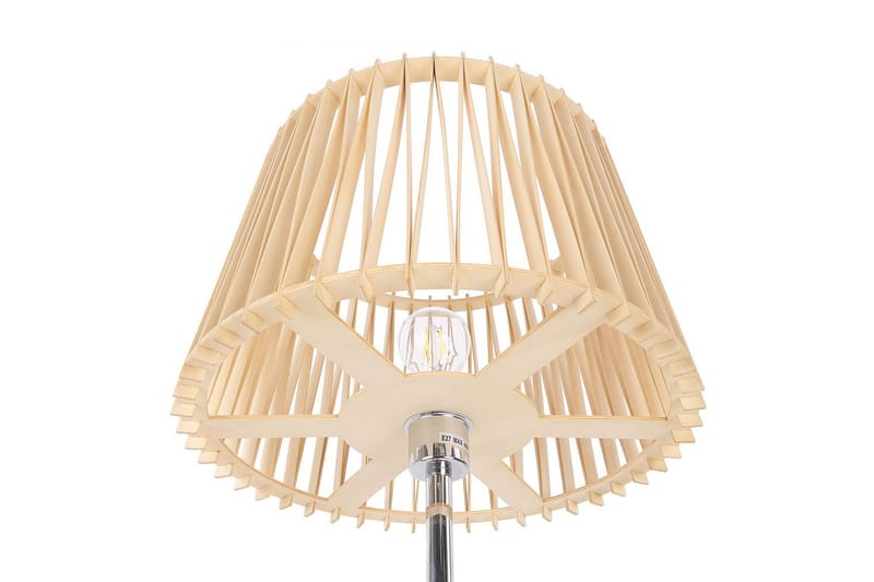 Forgen Golvlampa 153 cm - Silver/Ljus trä - Belysning & el - Inomhusbelysning & lampor - Sovrumslampa
