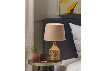 Galatea Bordslampa 47 cm E14 - Brons/Beige - Belysning & el - Inomhusbelysning & lampor - Bordslampor