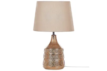 Galatea Bordslampa 47 cm E14 - Brons/Beige - Belysning & el - Inomhusbelysning & lampor - Bordslampor