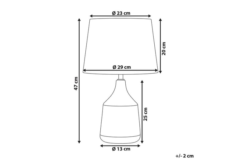 Galatea Bordslampa 47 cm E14 - Brons/Beige - Belysning & el - Inomhusbelysning & lampor - Fönsterlampa - Fönsterlampa på fot