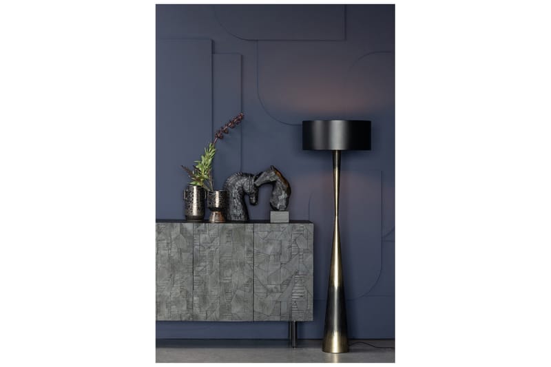 Aagtdorp Golvlampa - Svart/Mässing - Belysning & el - Inomhusbelysning & lampor - Golvlampa