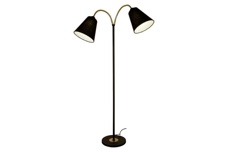 Aneta LJUSDAL Golvlampa 140 cm - Aneta Lighting - Tvåarmad golvlampa - Sovrumslampa - Vardagsrumslampa - Golvlampa
