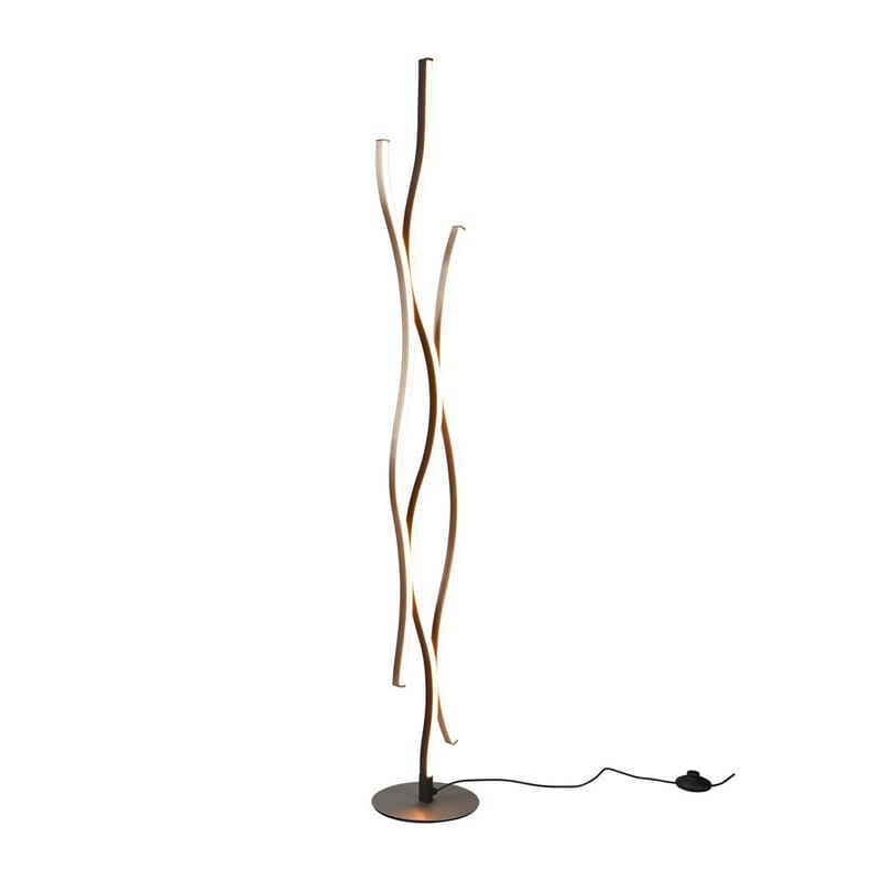 Golvlampa Blaze - Borstad aluminium - Belysning & el - Inomhusbelysning & lampor - Sovrumslampa